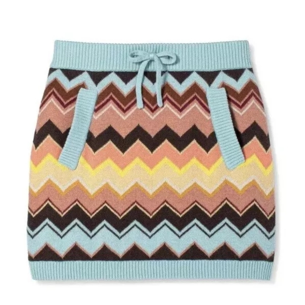 🌈NWT Missoni for Target 20th Anniversary Chevron Zig Zag Sweater Skirt Baby 18M